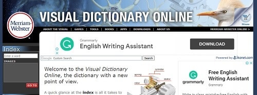 Visual Dictionary Online