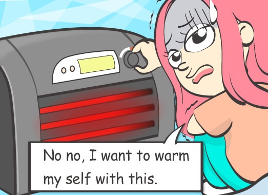 No no, I want to warm my self with this.