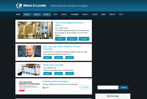 News in Levels