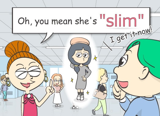 Oh, you mean she's
