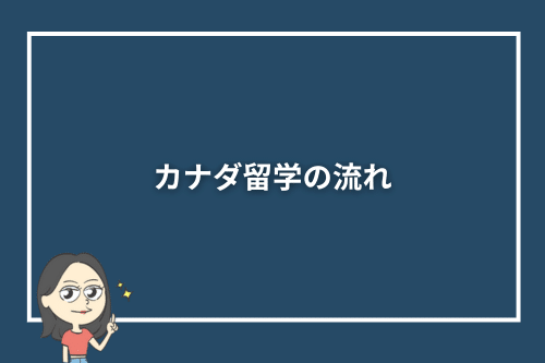 カナダ留学の流れ